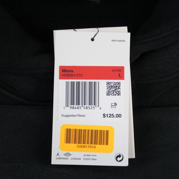 Jordan x Infinite Archive Embroidered Hoodie in Black Size Large - NWT - Picture 8 of 9